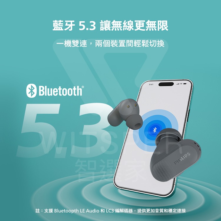 Philips TAT3509 評測:主動降噪真無線藍牙耳機推薦,規格全拆解 5 Image